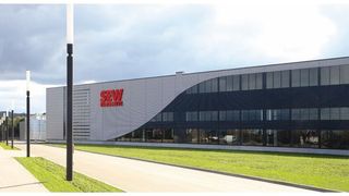 Das neue Großgetriebewerk von SEW-Eurodrive am Standort Bruchsal. Bild: SEW-Eurodrive (Archiv: Vogel Business Media)