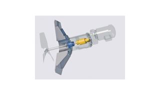 Ekato Side-entry Rührwerk ES 2000V mit spezieller „Shut-off-Vorrichtung“ (Bild: Ekato)