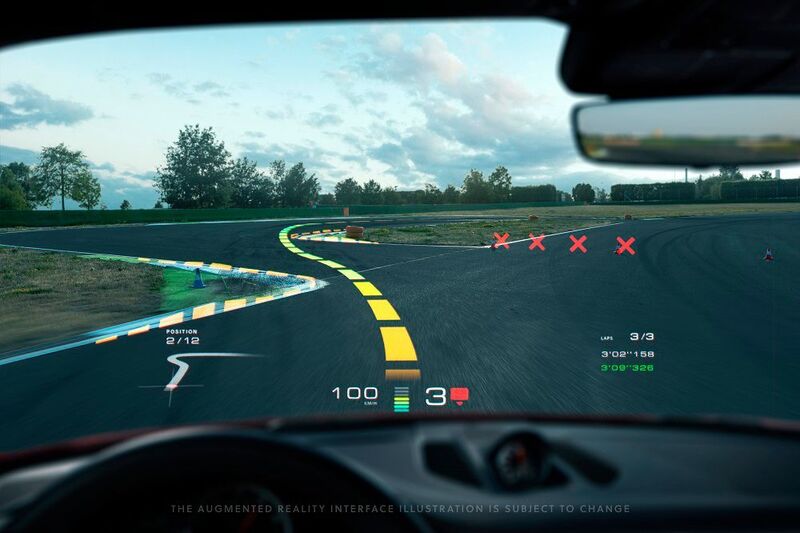 ... virtuelle Autorennen ... (Porsche)