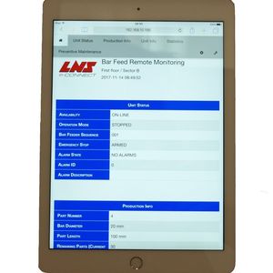 Die Überwachung der Produktion über mobile Geräte kann helfen Zeit zu sparen. 