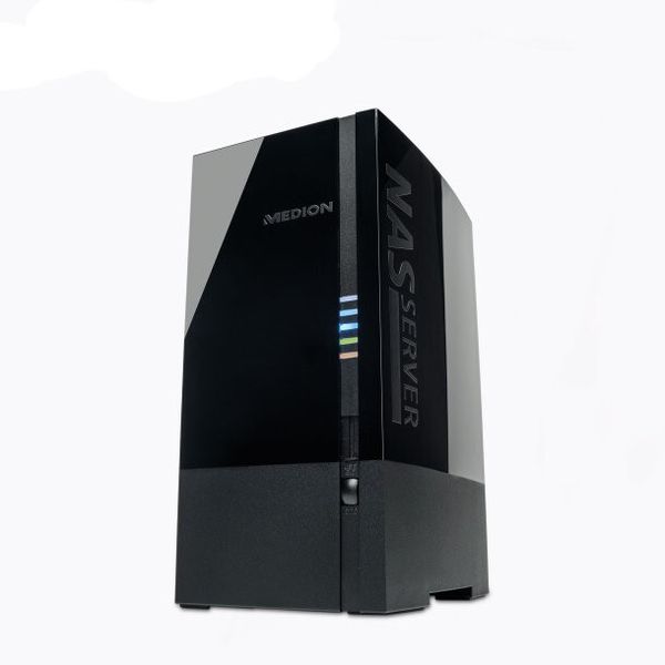 Nur in den Nord-Filialen gibt es ab Donnerstag das NAS-System Medion Life MD86783 mit zwei 2-Terabyte-Festplatten. (Bild: Aldi Nord)