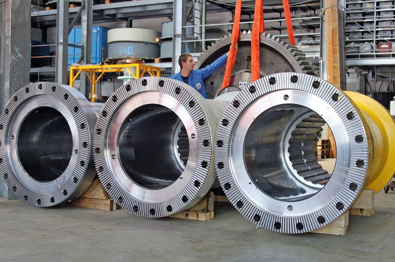 Bronzebeschichtungen sind beispielsweise für solche Zahnhülsen im Walzwerk gefragt. (Bild: MTV Metallveredlung)