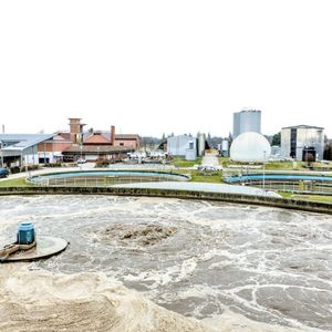 Die Heppenheimer Kläranlage bereitet 1,2 Millionen Kubikmeter Abwasser pro Jahr auf.