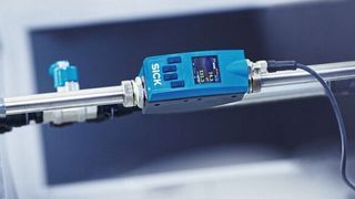 Für diesen Durchflusssensor entwickelt das Fraunhofer IPA zusammen mit Sick einen Leckage-Zusatzservice. (Sick AG)
