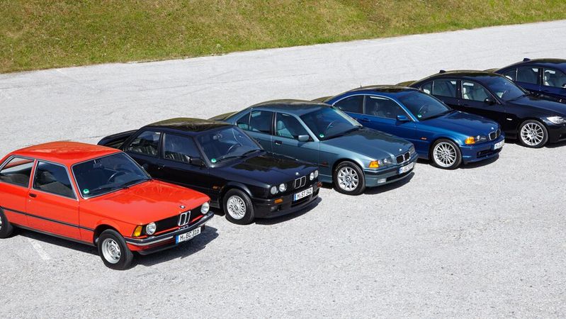 Der BMW-3er ist ein Erfolgsmodell, das seinesgleichen sucht. Vor 50 Jahren erschien die erste Generation.(Bild:  BMW AG)
