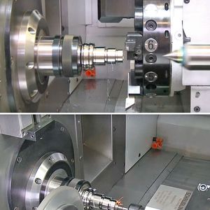 Mit der Hochpräzisionsmaschine 202 TG kann der Anwender in einer Aufspannung schleifen, drehen sowie weitere Zerspanaufgaben lösen.