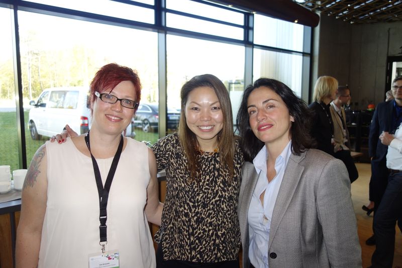 Sheraine Chua, Seagate, mit (l.) Iris Kreuzer und Sumru Gerken, Ingram Micro (Bild: IT-BUSINESS)