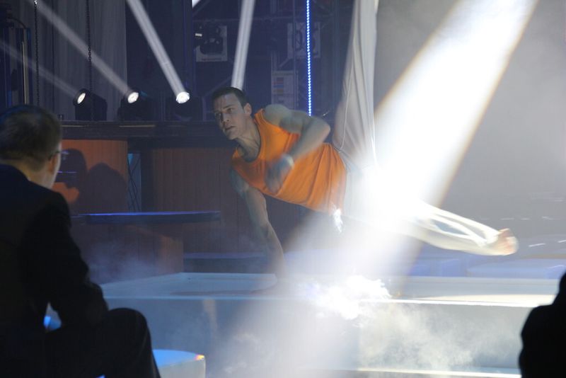 Zeitgleich zeigte dieser Bodenkünstler..... (Bild: Schäfer)