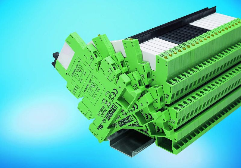 Mit mehr als 360 Klemmen stellt die Relais-Serie PLC von Phoenix Contact für jede Applikation die passende Lösung zur Verfügung. (Archiv: Vogel Business Media)