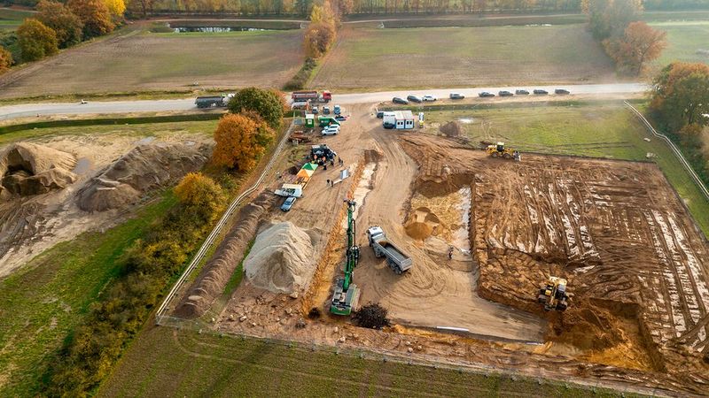 Abbildung 1: Ende 2021 begannen die Baumaßnahmen für das neue Rechenzentrum von Akquinet in Hamburg-Rahlstedt. (Bild: Akquinet)
