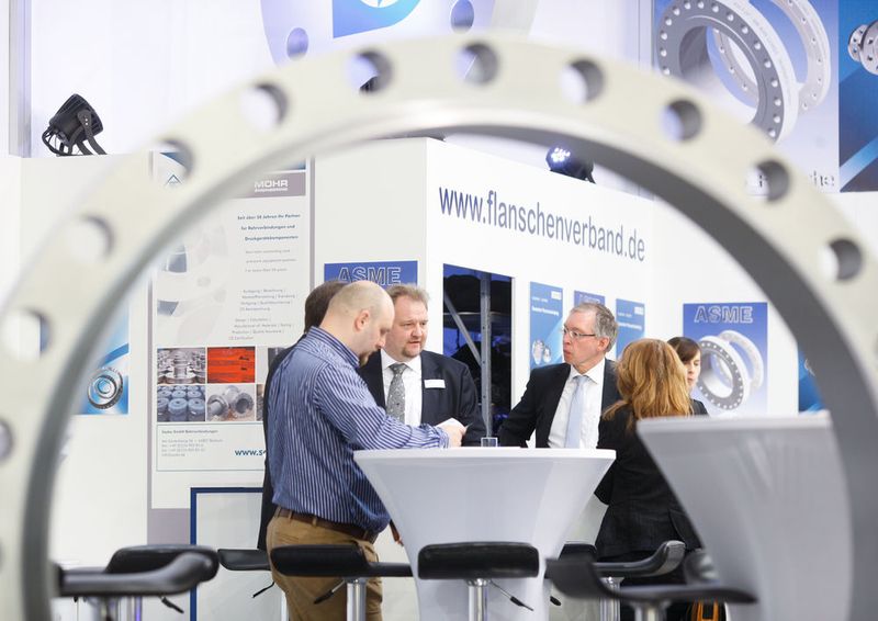 Einblick in die Welt der Rohre bietet die nächste Ausgabe der Messe Tube vom 16. bis 20. April 2018 in Düsseldorf. (Bild:Messe Düsseldorf/ctillmann)