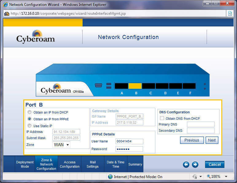 Bei der Konfiguration der Cyberoam UTM Appliance hilft ein Configuration Wizard. (Archiv: Vogel Business Media)