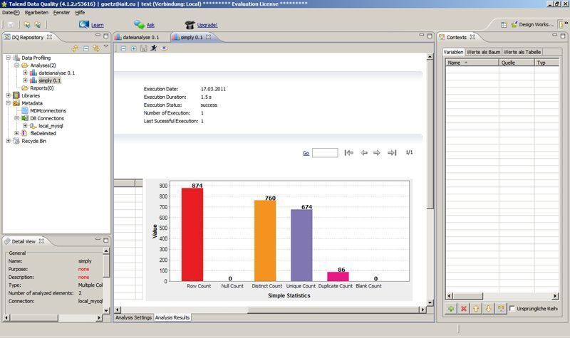 Der Data Profiler stellt die Analyseergebnisse auch in grafischer Form zur Verfügung. (Archiv: Vogel Business Media)