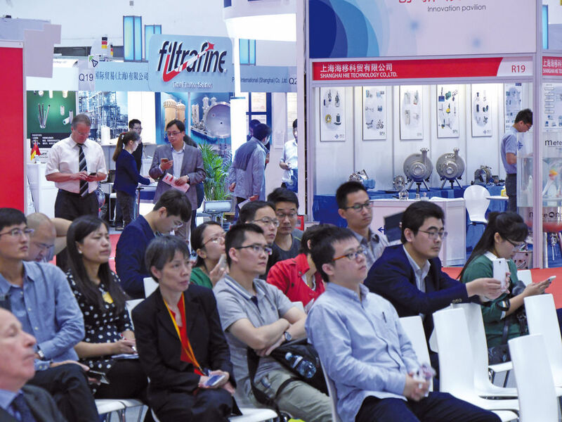 Overall, 295 exhibitors from 17 countries took part in AchemAsia. The largest share came from China with 194 exhibitors, including a number of international subsidiaries. The second largest delegation came from Germany with 49 companies, followed by France with 17. (DECHEMA)