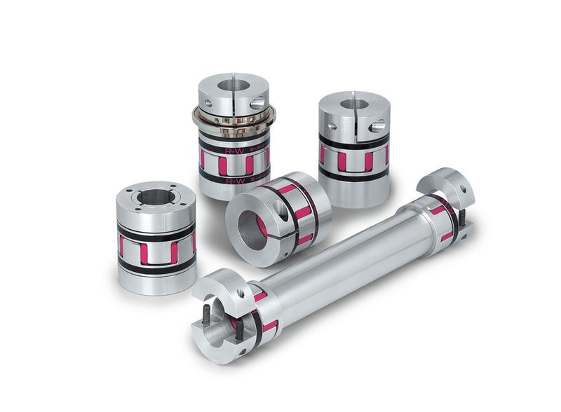Die Elastomerkupplungen der Baureihe EK sind schwingungsdämpfenden und steckbar. (R+W)