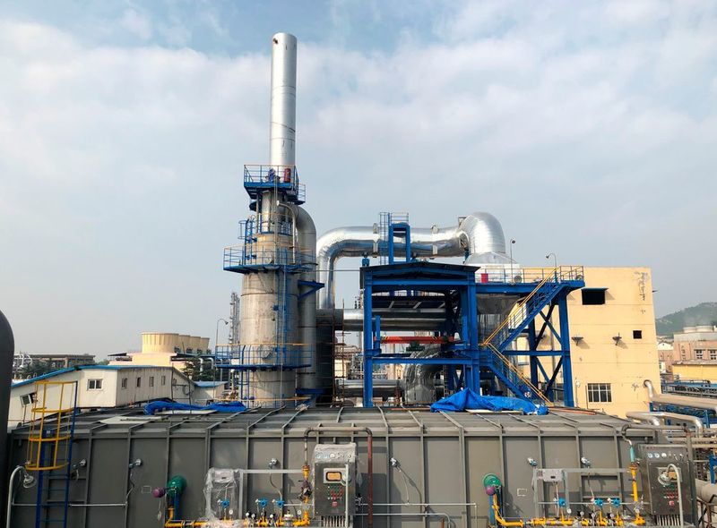 Für die Emissionskontrolle von flüchtigen organischen Verbindungen aus seiner Gummiproduktion setzt Sinopec Qilu Petrochemical künftig im chinesischen Zibo die Catox-Katalysatoren von Topsoe ein. (Haldor Topsoe)