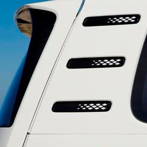 High-quality, glossy, black, and UV- and chemical-resistant — all without coating: Deep black colored Plexiglas moulding compound fulfills all requirements for the material used in the rear spoiler and wingflaps of the Volkswagen ID. Buzz. (Source:  Volkswagen)