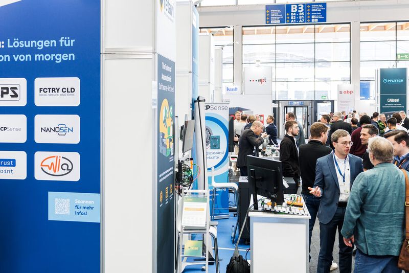 Die all about automation in Friedrichshafen wächst: Sowohl bei der Besucherzahl als auch bei der Anzahl der Aussteller hat die Automationsplattform am Bodensee um mehr als 20 Prozent zugelegt. (Bild: Easyfairs)
