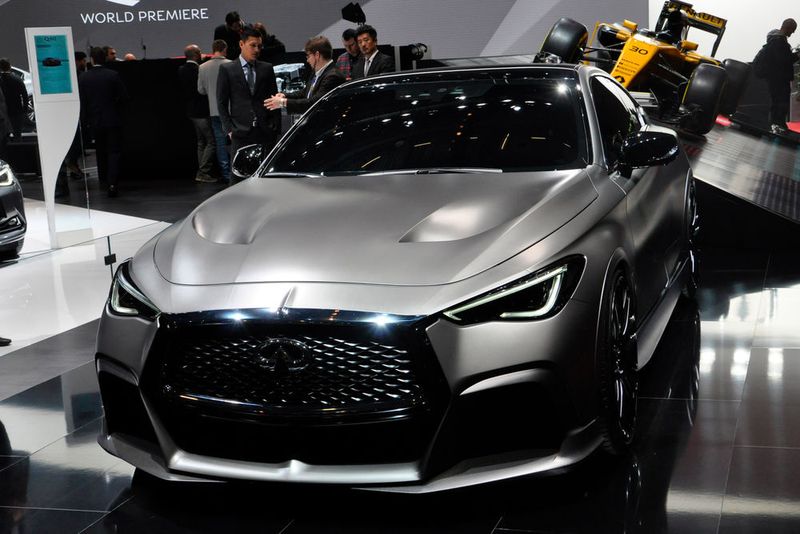Infiniti hat sich an einem Power-Coupé versucht. Das Project Black S auf Basis des neuen Infiniti Q60 Coupés greift einiges an Formel-1-Know-how aus dem Renault-Rennstall ab. Eine Serienproduktion ist geplant. (Wehner / »kfz-betrieb«)