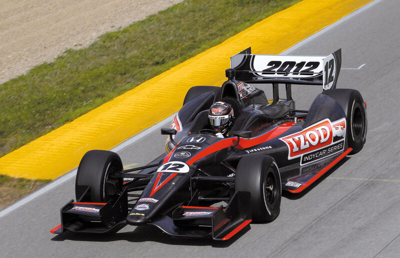 Shakedown des Indy Car 2012: Am 8 August 2011 fährt Dan Wheldon die ersten fünf Runden im neuen IndyCar von Dallara auf der Mid-Ohio-Rennstrecke (LAT USA/Michael Levitt)