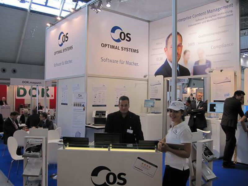Enterprise Content Management auf dem OS-Stand (Foto: Sandra Schüller)