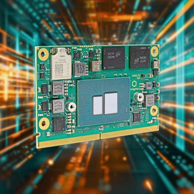 Intels Core-i-basierende SMARC-Module: sie bieten 9,83-fache Leistungssteigerung bei der Bildklassifizierung und ermöglichen schnellere, präzisere KI-Erkenntnisse für die nächste Generation intelligenter, vernetzter Systeme. (Bild: Congatec)