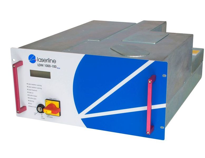 Die neuen LDM-plus-Laser ermöglichen als erste Industrielaser überhaupt ein kontrolliertes Wärmeleitschweißen von hoch reflektierenden Buntmetallen wie Kupfer oder Gold, sagt Laserline. Es gibt eis bisher in Standardkonfigurationen mit 1000, 500 und 300 W Ausgangsleistung. (Laserline)