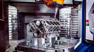 Werkzeugmaschine ausgestattet mit Atos-Hydraulikzylinder (Bild: Atos)