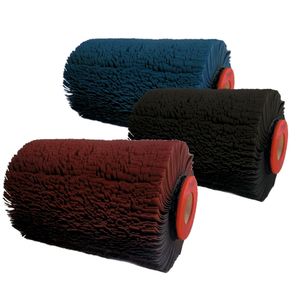 Entgratwalzen für Rotationsbürstmaschinen (zum Beispiel Ernst, Fladder, Timesavers, Weber).(Bild:  Ernst Schweiz)