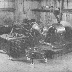 Ein Prototyp des Alternators in Brant Rock im Jahr 1906.(Bild:   / CC0)