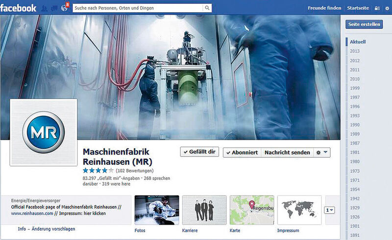 Bei der Maschinenfabrik Reinhausen kommen auch gezielte Fragen zu Produkten oder Dienstleistungen über die Social-Media-Kanäle. (Bild: MR)