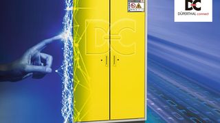 Smarte Gefahrstoffschränke von Düperthal sorgen für den Überblick beim Lager. (Bild: Düperthal)