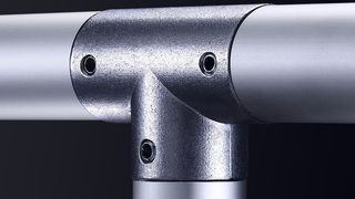 Die neue BR-Serie von Brinck enthält Aluminium-Rohrverbinder mit einem montagefreundlichen Innenspann-System und versenkt eingebrachte Madenschrauben. (Bild: Brinck)