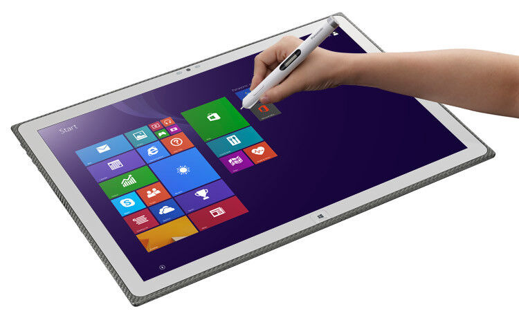 Auch bei Tablets wird das Größenwachstum ausgetestet: Panasonics Toughpad 4K UT-MA6 bringt es auf eine 4K Auflösung und 20 Zoll Diagonale. Angetrieben wird das Windows-Tablet von einem Intel Core-i7-Prozessor. (Panasonic)