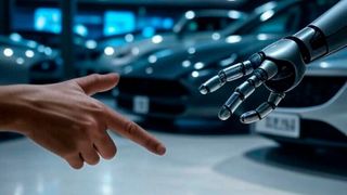 Die Einsatzmöglichkeiten der Künstlichen Intelligenz in den Kfz-Betrieben sind vielfältig. Die Grenzen und Möglichkeiten untersuchte nun eine gemeinsame Studie des Zentralverbands Deutsches Kraftfahrzeuggewerbe (ZDK) in Kooperation mit dem Institut für Automobilwirtschaft (IfA) und Steinaecker Consulting. (Bild: KI-generiert)