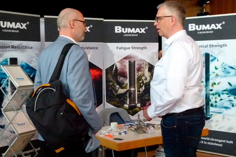 Bumax informierte über hochfeste Edelstahlschrauben und deren Eiganschaften und Anwendungsgebiete. (D.Quitter/VCG)