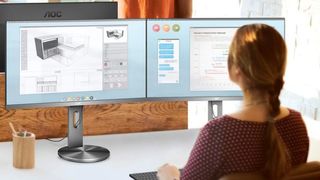 Der 27 Zoll große AOC U2790PQU bietet 4K-Auflösung und eine Pixeldichte von 163 ppi. (AOC)