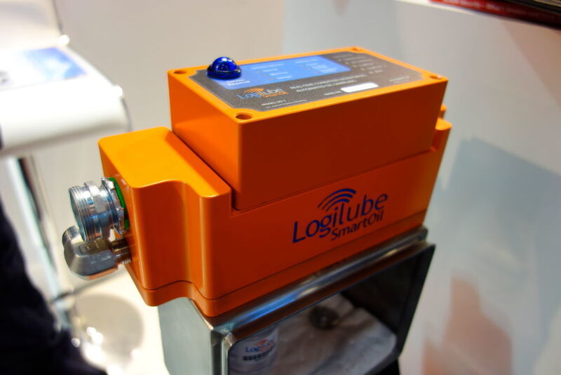 Logilube zeigte einen smarten Ölproben-Analyseservice der  die Ausfallzeiten von Maschinen reduziert (M. Dalke)