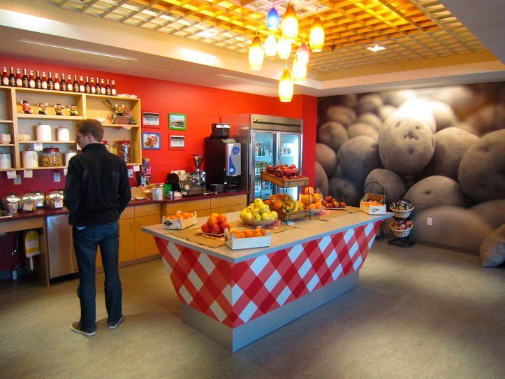 Miniküche bei Google in Pittsburgh. (Google)