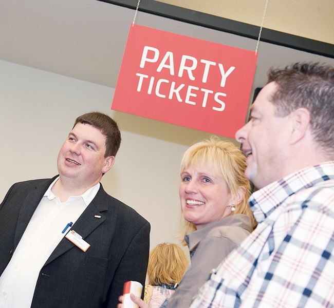 Wichtig: Party-Tickets abholen (Archiv: Vogel Business Media)