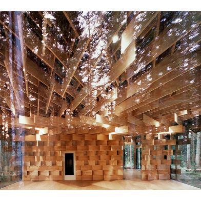 Wood / Pile, Pavillon, Krün 2018. (Foto: Erieta Attali)