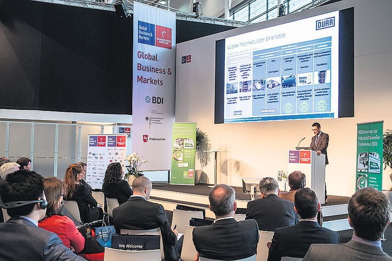 Am 9. April werden im Rahmen der Industrial-Greentec-Conference hochrangige Vertreter aus Industrie und Forschung erwartet. (Bild: Deutsche Messe)