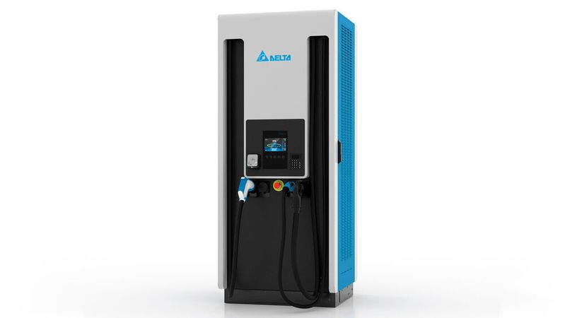 Deltas UFC 200 (Ultra Fast Charger) hat eine Leistung von 200 kW.