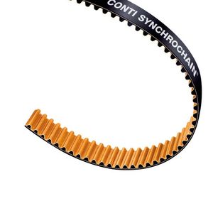 Mit dem «Synchrochain», einem Hochleistungsriemen aus Polyurethan und leistungsfähigen Aramid-Zugsträngen, werden neue Antriebskonzepte möglich.(Bild:  A+P)