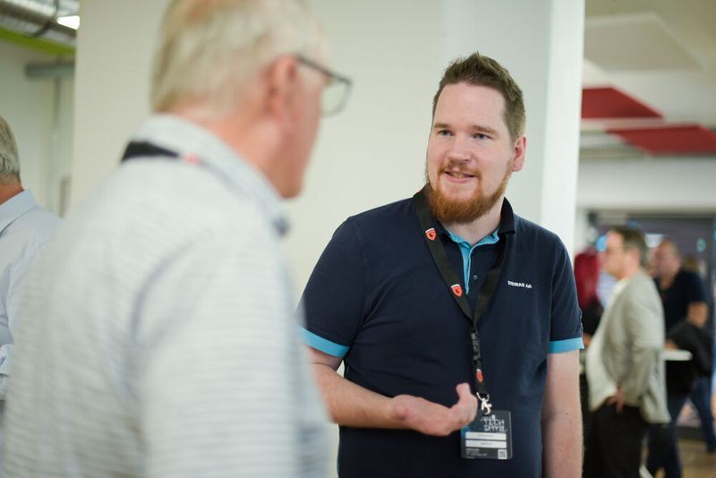 Christoph Mehr (Sidmar) im Gespräch (Bild: G Data)