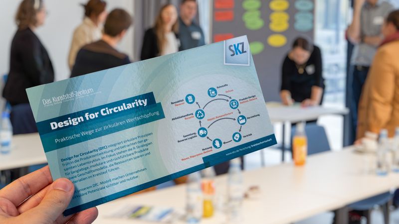 Design for Circularity bedeutet, Produkte von Anfang an so zu gestalten, dass sie langlebig, reparierbar und am Ende ihres Lebens gut recycelbar sind.(Bild:  Luca Hoffmannbeck, SKZ)