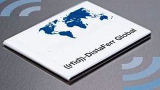 DistaFerr Global Label: Die integrierte Dualband-Antenne ermöglicht das Auslesung der Frequenzbänder ETSI und FCC auf allen metallischen Untergründen. (Schreiner Group)