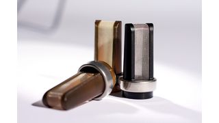 Individuelle Filtersiebe: Durch die innovative Geometrie des V-Filters entsteht kaum Druckverlust im Flüssigkeitskreislauf. (Bild: Küfner)