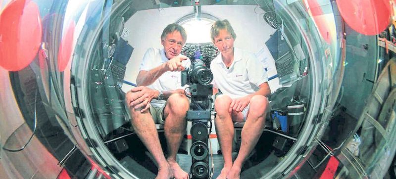 Das deutsche Ehepaar Joachim und Kirsten Jakobsen taucht mit dem 7,5 Meter langen U-Boot LULA 1000 in eine faszinierende Welt hinab: die Tiefsee vor den Azoren. Nur zehn U-Boote weltweit sind in der Lage, einen Kilometer tief zu tauchen und dem Druck von 100 bar standzuhalten. (Rebikoff-Niggeler Stiftung)