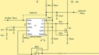 Bild 1: Cuk-Topologie mit einem ADP1621-Controller (Bild: ADI)
